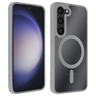 Hibrid tok "PastelMag" MagSafe mágnessel Samsung Galaxy A57 készülékekhez - titanium gray