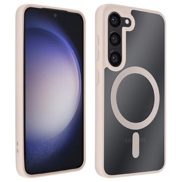 Hibrid tok "PastelMag" MagSafe mágnessel Samsung Galaxy A57 készülékekhez - light pink