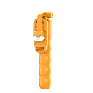 Önarckép bot Techsuit "KT01" levehető távirányítóval és stabil állvánnyal, 70cm - narancssárga