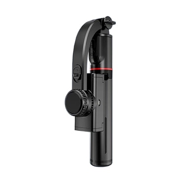Önkioldó Techsuit "L19" Bluetooth távirányítóval és stabil állvánnyal, 400mAh, 70cm - fekete