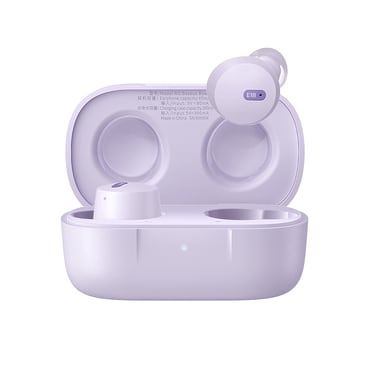 Bluetooth fülhallgató Baseus "Bowie E18" BT 5.3 ENC-vel hívásokhoz és IPX4 vízállósággal - lila