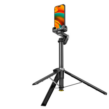 M3 Pro 3 tengelyes gimbal stabilizátor AI követéssel RGB fénnyel és 180 cm teleszkópos rúddal - black