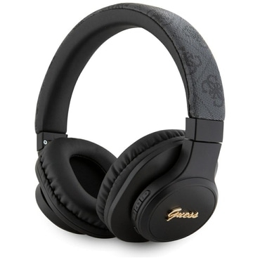 Vezeték nélküli Over-Ear fülhallgató Guess "4G Script Logo" BT 5.3, USB-C, 300mAh - black