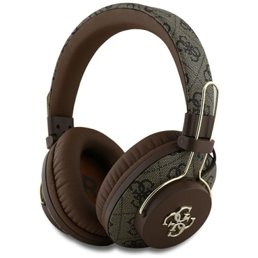 Vezeték nélküli over-ear fülhallgató Guess "4G Metal Logo" BT 5.3 ENC-vel, USB-C és 300mAh - brown