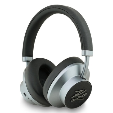 Over-Ear Bluetooth fülhallgató Karl Lagerfeld "Grained Initials" BT 5.3 ANC-vel és USB-C-vel - black
