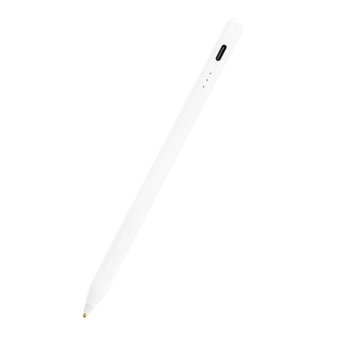 Stylus toll Techsuit "S3" - univerzális, USB-C gyors töltéssel - fehér