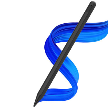 Stylus pisztoly Techsuit "AC10SH" Bluetooth, USB-C, 125mAh, Palm Rejection, cserélhető hegy - fekete gyémánt