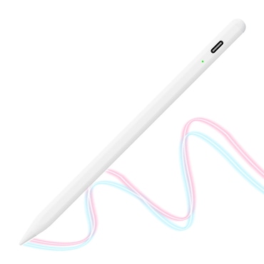 Stylus Techsuit "AC10-CP" Bluetooth, USB-C, Palm Rejection, Tilt Pressure Sense, 130mAh - fehér