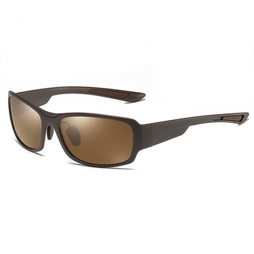 Napszemüveg Techsuit "MM108" polarizált TR90, UV védelem - brown