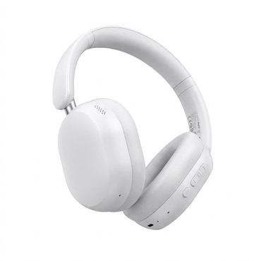 Over-Ear fülhallgató Acefast "H12" BT 5.4 4-Mic hibrid ANC technológiával, Game Mode, Bass Boost és HD mikrofonnal - white