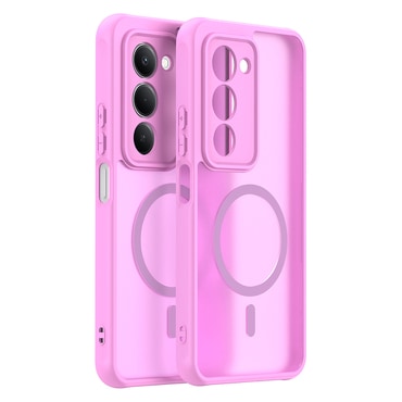 Hibrid tok "HaloFrost II MagSafe" Xiaomi Redmi 15 4G / Redmi 15 5G készülékhez - pink