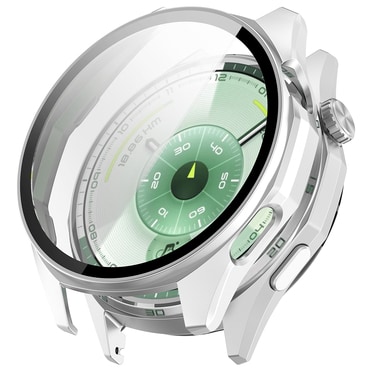 Tok képernyővédő üveggel Techsuit "Defense360 Pro" Huawei Watch GT 6 46mm készülékhez - silver