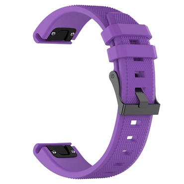 Silikon szíj Techsuit "W058" Garmin Fenix 3 / 3 HR / 5X / 5X Plus / 6X / 6X Pro / 7X / 7X Pro Solar készülékhez - purple