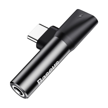 Audio kábel Baseus "L41" USB-C - AUX 3.5mm - black