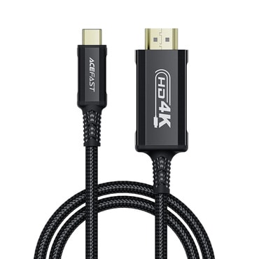USB-C - HDMI videó kábel Acefast "C1-10" 4K 60Hz-en, Plug and Play, 1.8m - black