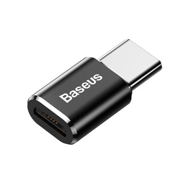 OTG adapter Baseus "CAMOTG-01" Micro-USB - USB-C - fekete