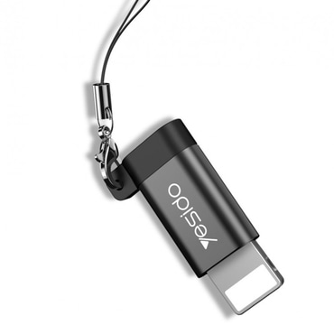 OTG adapter Yesido "GS05" Lightning - Micro USB, 480Mbps - fekete