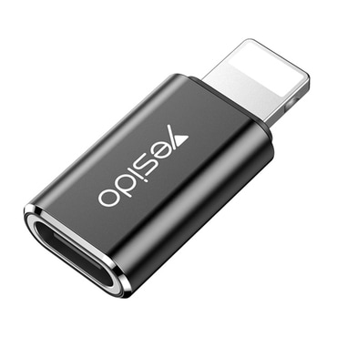 OTG adapter Yesido "GS03" Lightning - USB-C "GS03" OTG, Plug & Play, 480Mbps - fekete