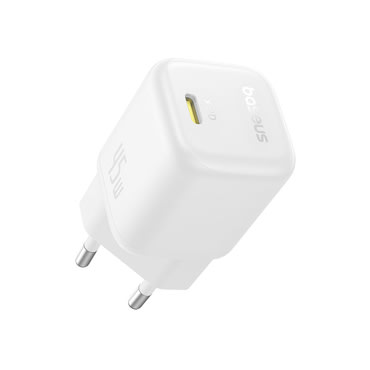 Fali 45W töltő Baseus "PicoGo" GaN gyors töltés, USB-C készülékhez - moon white