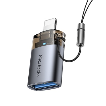 USB-A és Lightning OTG adapter Mcdodo "OT-7390" - black