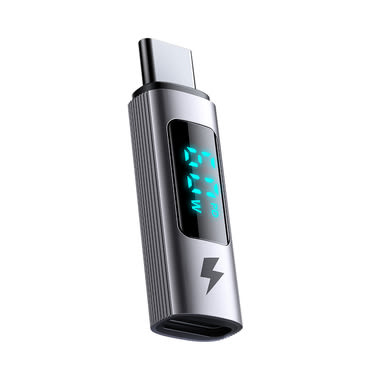 Lightning és USB-C OTG adapter Mcdodo "Wales Series OT-5990" 60W, digitális kijelző - black