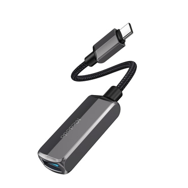 USB-C és USB-C OTG adapter Mcdodo "CA-2830" 60W, 5Gbps, 3A készülékhez - dark grey