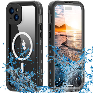 Vízálló tok ShellBox "WaterProof" iPhone 15 Plus IP68 minősítéssel, 1,5 m mélységig - fekete