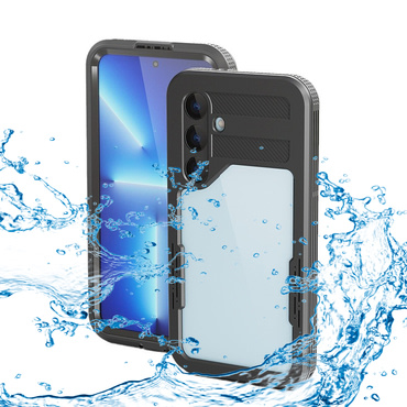 Vízálló tok ShellBox "WaterProof" Samsung Galaxy S24 IP68 minősítéssel, 1,5 m mélységig - fekete