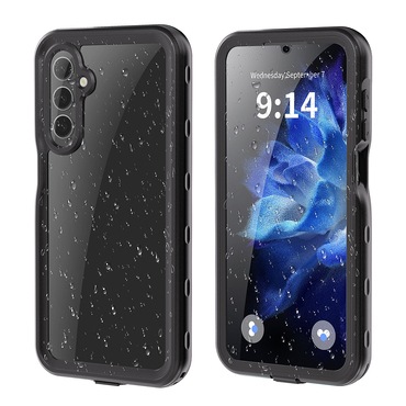 Vízálló tok ShellBox "WaterProof" Samsung Galaxy A16 4G / A16 5G IP68 minősítéssel, 1,5 m mélységig - fekete