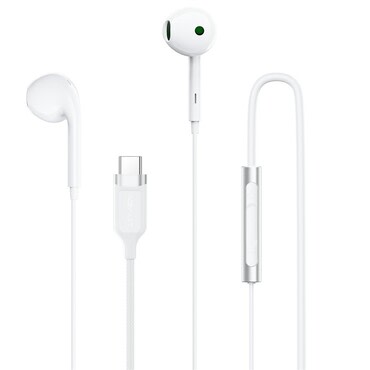 Fülhallgató Acefast "L7" USB-C, HD mikrofonnal, rugalmas, 1.2m - fehér