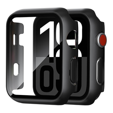 Techsuit "Defense360 Pro" tok kijelzővédővel Apple Watch 1 / 2 / 3 42mm készülékhez - fekete