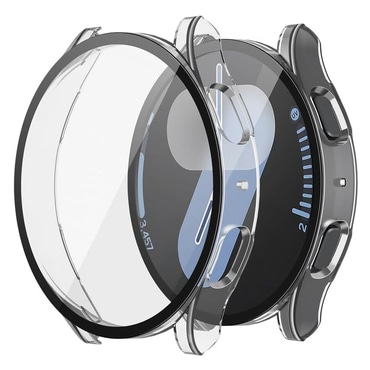 Tok és képernyővédő üveg Techsuit "Defense360 Pro" Samsung Galaxy Watch7 (44mm) készülékhez - átlátszó.