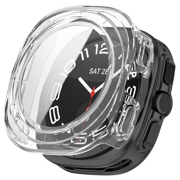 Tok képernyővédő üveggel Techsuit "Defense360 Pro" Samsung Galaxy Watch Ultra (47mm) készülékhez - átlátszó.