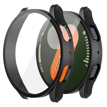 Tok és képernyővédő üveg Techsuit "Defense360 Pro" Samsung Galaxy Watch7 (40mm) készülékhez - fekete
