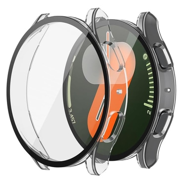 Tok és képernyővédő üveg Techsuit "Defense360 Pro" Samsung Galaxy Watch7 (40mm) készülékhez - átlátszó