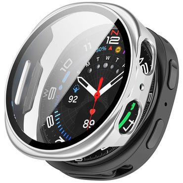 Techsuit "Defense360 Pro" tok kijelzővédővel Apple Watch 7 41mm készülékhez - Silver