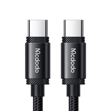 Töltő és adatátviteli 240W USB-C - USB-C káfehér Mcdodo "CA-3680" - 480Mbps - 1.2m - black
