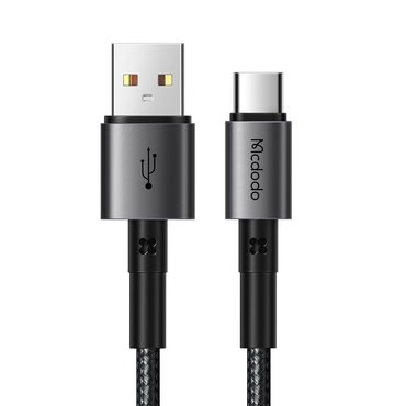 Töltő és adat 100W USB-C - USB-A káfehér Mcdodo "CA-3590" - 480Mbps - 1.2m - black