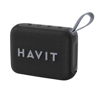 Bluetooth hangszóró Havit "SK874BT" Bluetooth 5.4, TWS, TF, FM, USB, kihangosító hívás, IPX5, 1200mAh készülékhez - black
