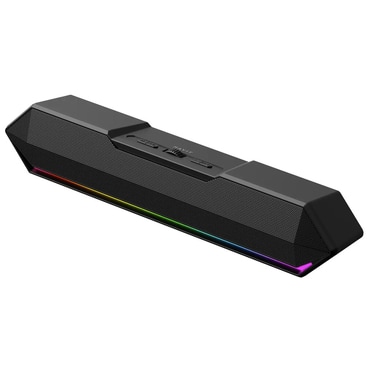 Bluetooth hangszóró Havit "SK772BT" Bluetooth 5.3, TWS, LED fények, AUX, TF, USB, 10W, 1200mAh készülékhez - black