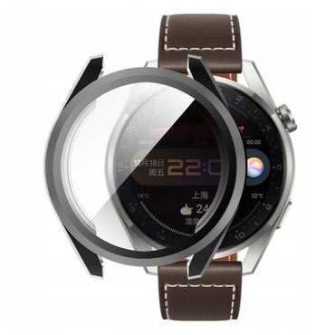 Techsuit "Defense360 Pro" tok kijelzővédővel Huawei Watch 3 Pro készülékhez - Black