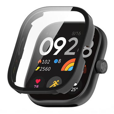 Techsuit "Defense360 Pro" tok kijelzővédővel Apple Watch 7 41mm készülékhez - fekete
