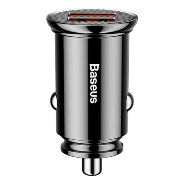 Autós töltő Baseus "Circular CCALL-YD01" Dual USB 5A Szuper Gyors Töltés, QC 3.0 készülékhez - black