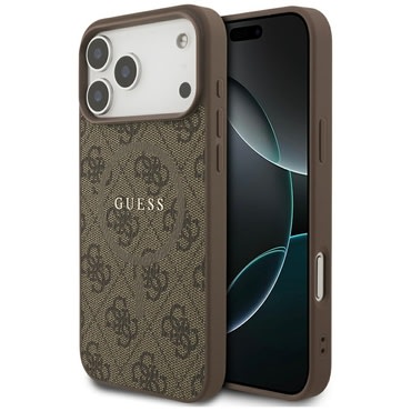 Tok Guess "4G Ring Classic Logo MagSafe" iPhone 17 Pro Max készülékhez - Brown