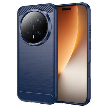 TPU gél tok "Brushed Carbon" Honor Magic8 Pro készülékekhez - kék