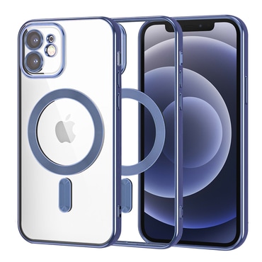 Tok Techsuit "Luxury Crystal MagSafe" iPhone 12készülékhez - sötétkék