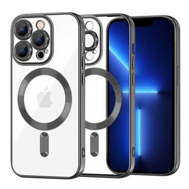 Tok Techsuit "Luxury Crystal MagSafe" iPhone 13 Pro Maxkészülékhez - fekete