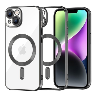 Tok Techsuit "Luxury Crystal MagSafe" iPhone 14készülékhez - fekete