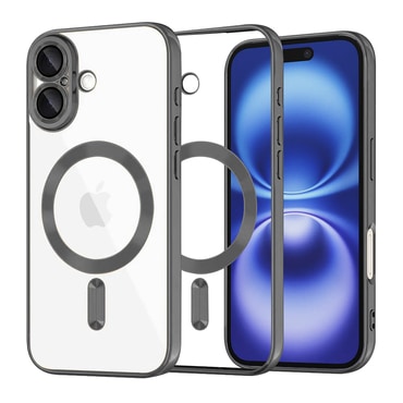 Tok Techsuit "Luxury Crystal MagSafe" iPhone 16készülékhez - fekete