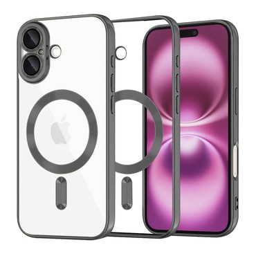 Tok Techsuit "Luxury Crystal MagSafe" iPhone 16 Pluskészülékhez - fekete